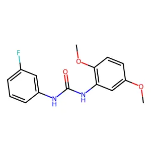 1-(2,5-Dimethoxyphenyl)-3-(3-fluorophenyl)urea structure