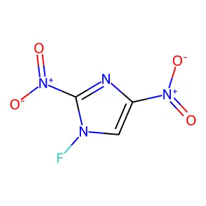 1-Fluoro-2,4-dinitro-imidazole structure