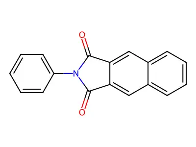 n-phenyl-2,3-naphthalimide structure