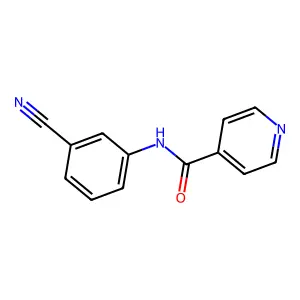 N-(3-氰基苯基)异烟酰胺 structure