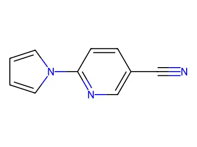 6-(1H-pyrrol-1-yl)nicotinonitrile structure