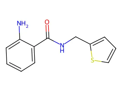2-amino-N-(thien-2-ylmethyl)benzamide structure