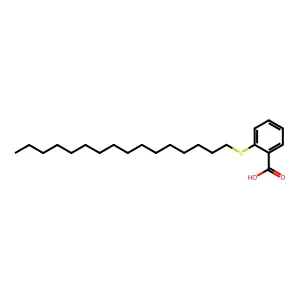 2-(Hexadecylthio)benzoic acid structure