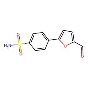 4-(5-Formylfuran-2-yl)benzene-1-sulfonamide structure