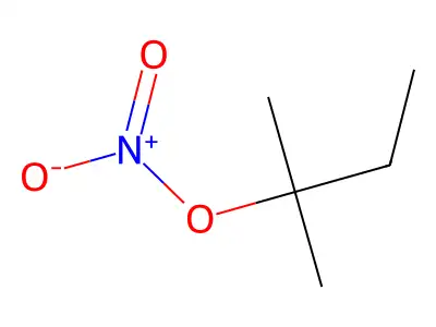 2-Butanol, 2-methyl-,2-nitrate structure