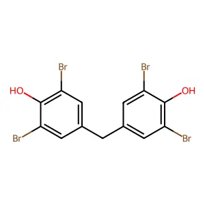 4,4'-Methylenebis[2,6-dibromophenol] structure