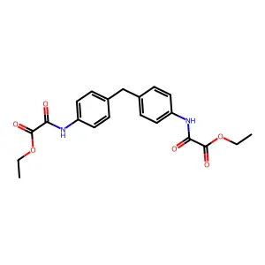 Diethyl 2,2'-(methylenebis(4,1-phenyleneimino))bis(2-oxoacetate) structure