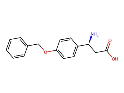 3-[4-(Benzyloxy)phenyl]-3-{[(tert-butoxy)carbonyl]amino}propanoic acid structure