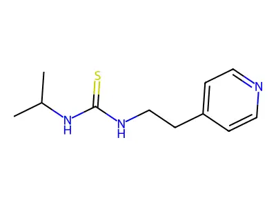 1-Propan-2-yl-3-(2-pyridin-4-ylethyl)thiourea structure