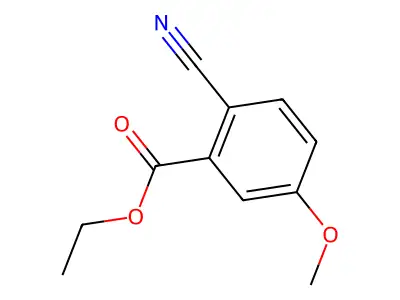 Ethyl 2-cyano-5-methoxybenzoate structure