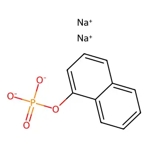Disodium naphthyl phosphate structure