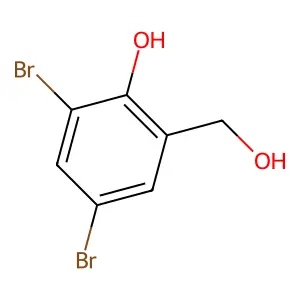 2,4-Dibromo-6-(hydroxymethyl)phenol structure