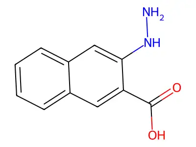 3-Hydrazino-2-naphthoic acid structure