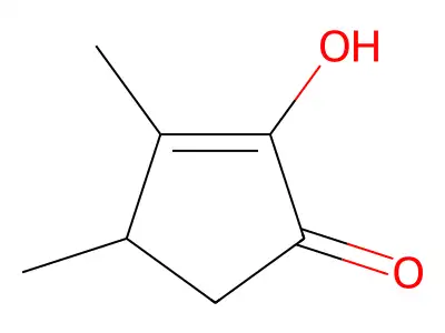 2-Hydroxy-3,4-dimethyl-2-cyclopenten-1-one structure
