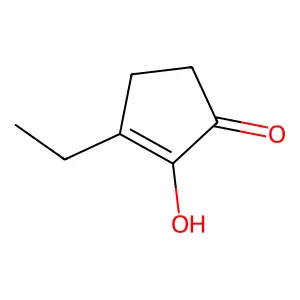 3-Ethyl-2-hydroxy-2-cyclopenten-1-one structure