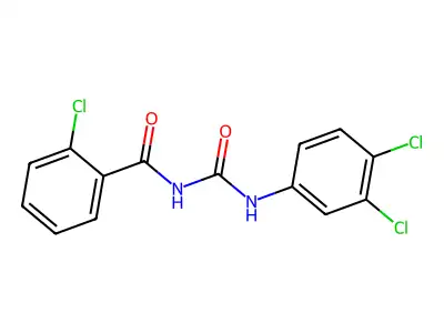 N-(2-Chlorobenzoyl)-N'-(3,4-dichlorophenyl)urea structure