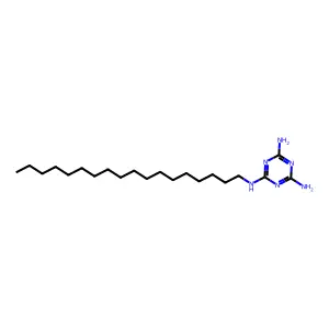 N-十八烷基-1,3,5-三嗪-2,4,6-三胺 structure