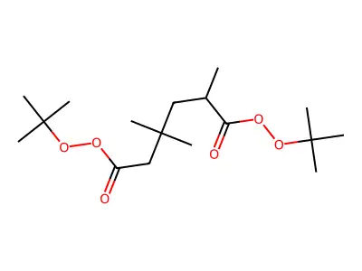 Di-tert-butyl 2,4,4-trimethyldiperoxyadipate structure