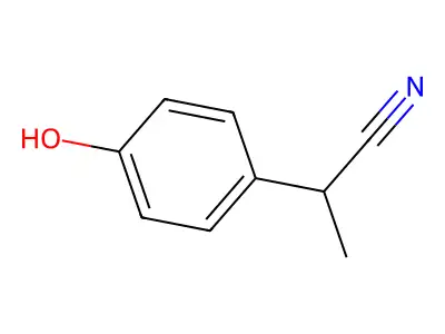 2-(4-羟基苯基)丙腈 structure