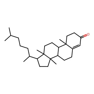 14-Methylcholest-4-en-3-one structure