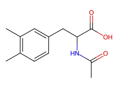 2-(Acetylamino)-3-(3,4-dimethylphenyl)propanoic acid structure