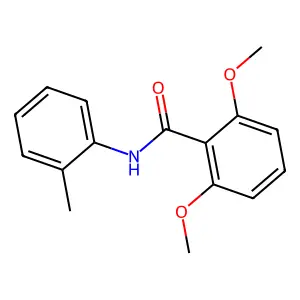 2,6-dimethoxy-N-(2-methylphenyl)benzamide structure