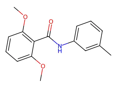 2,6-dimethoxy-N-(3-methylphenyl)benzamide structure