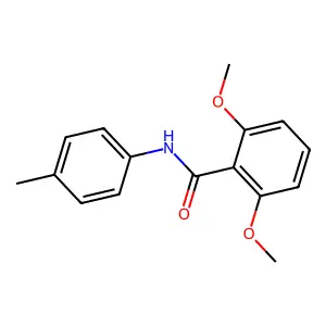 2,6-dimethoxy-N-(4-methylphenyl)benzamide structure