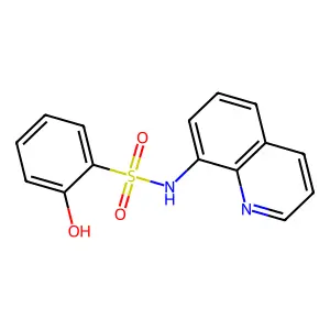 2-hydroxy-N-quinolin-8-ylbenzenesulfonamide structure