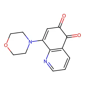 8-(Morpholin-4-yl)quinoline-5,6-dione structure