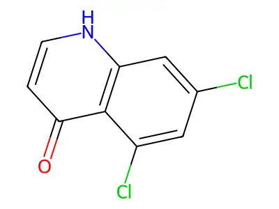 4(1H)-Quinolinone, 5,7-dichloro- structure