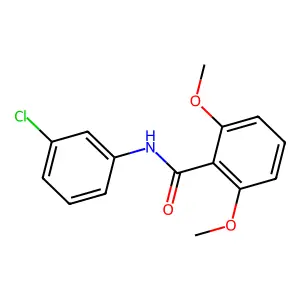 N-(3-chlorophenyl)-2,6-dimethoxybenzamide structure