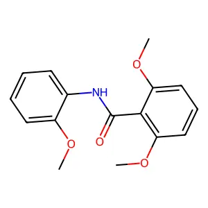 2,6-dimethoxy-N-(2-methoxyphenyl)benzamide structure