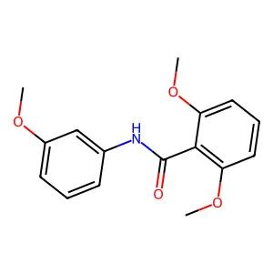 2,6-dimethoxy-N-(3-methoxyphenyl)benzamide structure