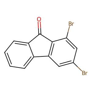 1,3-Dibromo-9h-fluoren-9-one structure