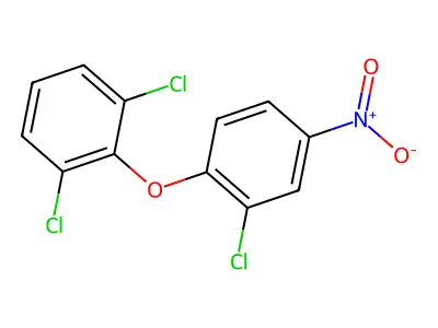 1,3-Dichloro-2-(2-chloro-4-nitrophenoxy)benzene structure