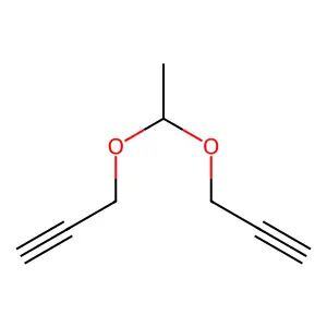 1-Propyne, 3,3'-[ethylidenebis(oxy)]bis- structure