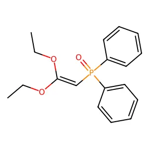 [2,2-Diethoxyethenyl(phenyl)phosphoryl]benzene structure