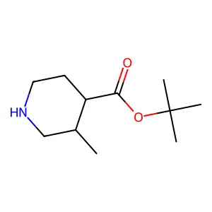 rac-tert-butyl (3R,4R)-3-methylpiperidine-4-carboxylate structure