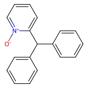 2-Benzhydryl-1-oxidopyridin-1-ium structure