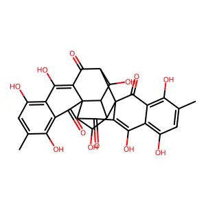 藤黄醌茜素 structure