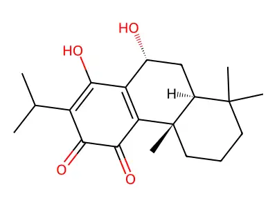 龙口花醌 structure