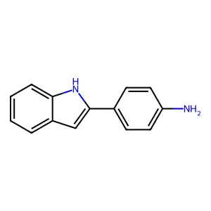 2-(4-Aminophenyl)indole structure
