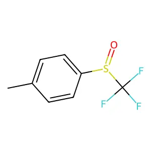 4-Methylphenyl trifluoromethyl sulphoxide structure