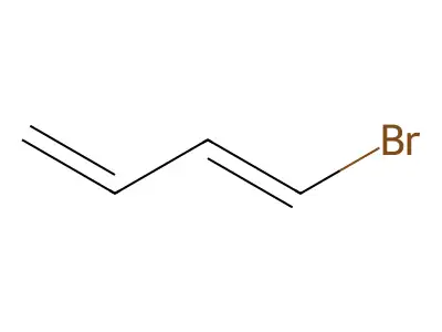 1,3-Butadiene, 1-bromo-, (1E)- structure