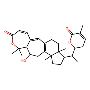 Lancilactone A structure