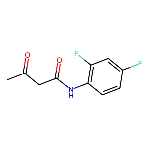 N-(2,4-difluorophenyl)-3-oxobutanamide structure