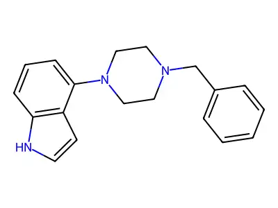 4-(4-Benzyl-piperazin-1-yl)-1H-indole structure