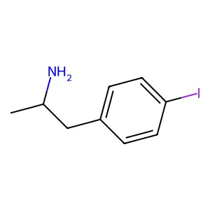 4-碘-α-甲基苯乙胺 structure