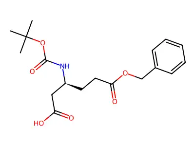 Boc-beta-Hoglu(Obzl)-OH structure